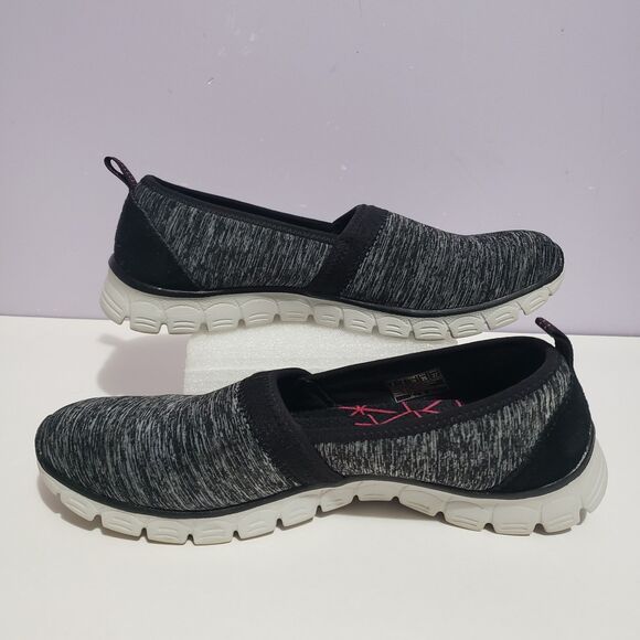 Skechers Air Cooled Memory Foam Gray Slip On Women's Sneakers Sz 8 - Picture 2 of 10